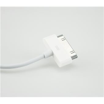 Top4pc Chargeur pour iPhone 4 4S 3G 3GS iPad Câble USB 30 broches 1m Blanc  : : Informatique