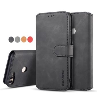 Coque Flip Bookstyle Pour Huawei P Smart Z Et Honor 9X - Noir, Protection Complète