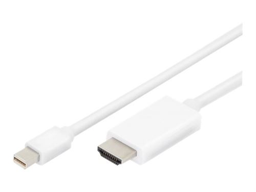 Assmann electronic ak-340304-020-w 2m mini displayport hdmi type a (standard) blanc câble vidéo et adaptateur