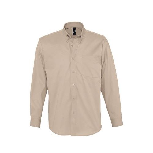 SOLS Bel-Air - Chemise de travail à manches longues 100% coton sergé - Homme (3XL) (Bleu marine) - UTPC389