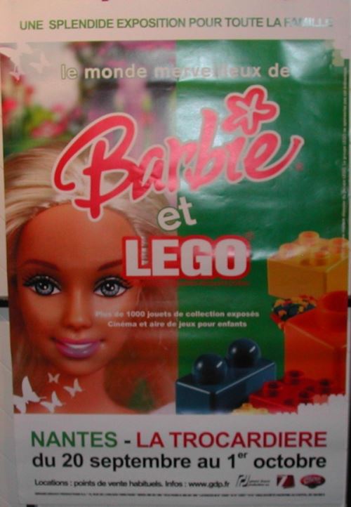 Barbie LEGO - 80x120 cm - AFFICHE / POSTER