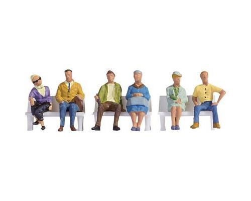 Encore échelle N 36532 lot de figurines assises 1:160 - Image 6