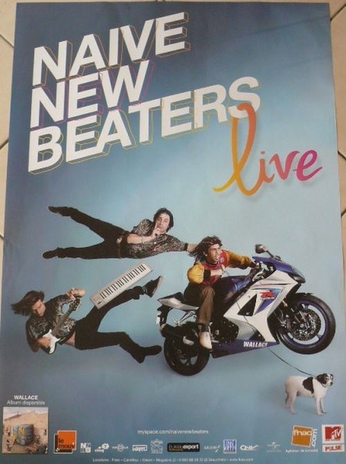 Naive New Beaters - 70x100 cm - AFFICHE / POSTER