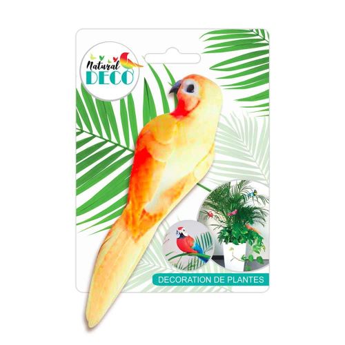 Déco Plantes – Medium Oiseau Orange CD3826