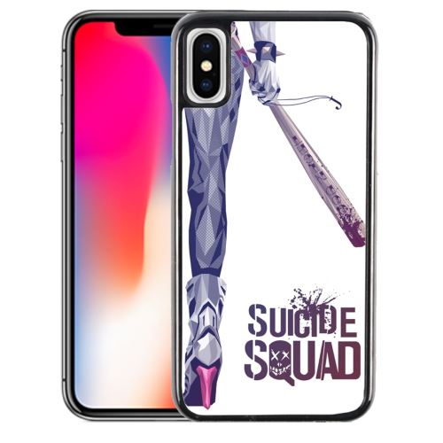 Coque pour iPhone XR suicide squad jambe harley quinn