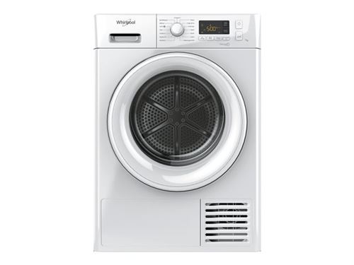 Whirlpool Fresh Care + Ft M11 72 Fr - Sèche-Linge - Largeur : 59.5 Cm - Profondeur : 64.9 Cm - Hauteur : 84.9 Cm - Chargement Frontal - Blanc