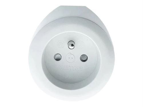 Watt&Co BEWATT - Netspanningsadapter - 12 Watt - 2.4 A - 2 uitgangsaansluitingen (USB, 2-polig) - op kabel: USB - wit