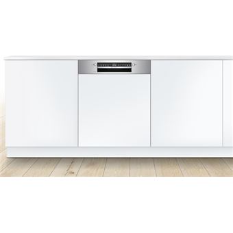 bosch - lave-vaisselle 60cm 12c 48db e intégrable avec bandeau inox - smi2its40e