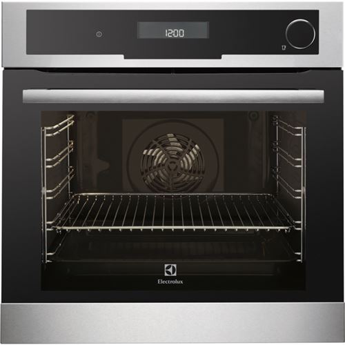 Electrolux SteamCrisp 700 EOC8P21X - Four combiné à vapeur - intégrable - niche - largeur : 56 cm - profondeur : 55 cm - hauteur : 60 cm - avec système auto-nettoyant - classe A+ - inox