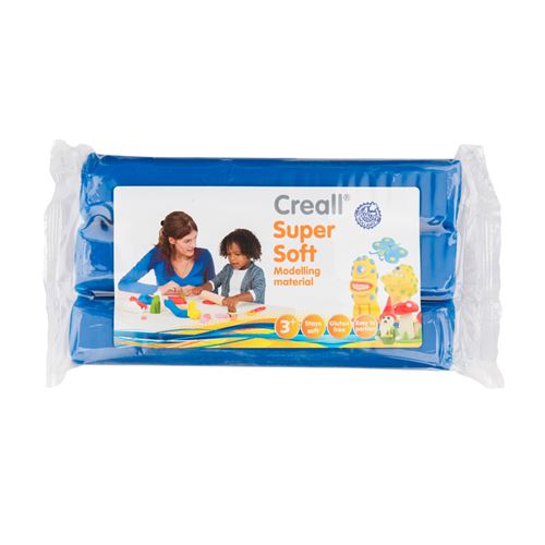 Creall Pâte à modeler Soft Blue 500 grammes
