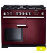 Piano de cuisson gaz falcon pdl100dfcyceu professional deluxe cerise airelle chrome