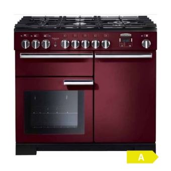 Piano de cuisson gaz falcon pdl100dfcyceu professional deluxe cerise airelle chrome