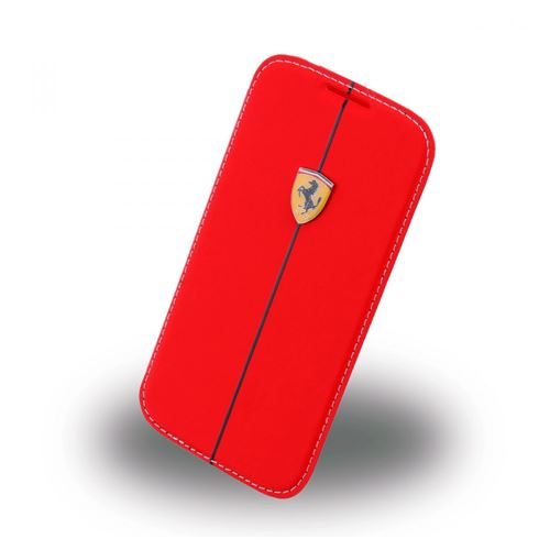 Etui folio rouge marque ferrari scuderia pour samsung i9500