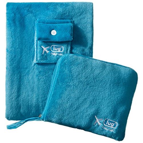 Lug Nap Sac Couverture et oreiller Teal, Ocean Blue, Taille unique