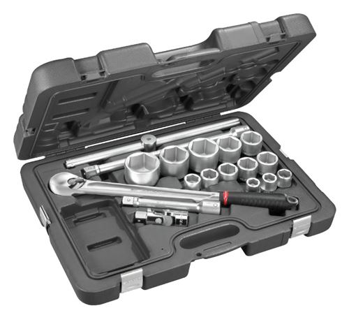Coffret Douilles 3/4'' 6 Pans Métriques - Facom - Kl.500Pb