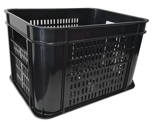 Lynx casier à vélos en plastique 30 litres noir