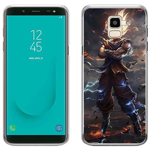 Coque pour Samsung Galaxy J6 -  Dragon Ball Super Saiyan