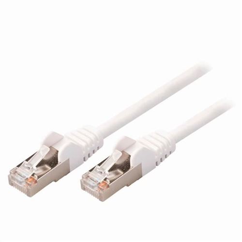 Nedis - Netwerkkabel - RJ-45 (M) naar RJ-45 (M) - 1.5 m - SF/UTP - CAT 5e - gevormd, rond - wit