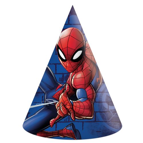 Sachet de 6 chapeaux - Spider-Man