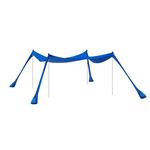 SoBuy OZT02-DB Tente de Plage Portable, Abris de Plage Lycra Polyester Anti UV UPF30, Parasol de Plage, Idéal pour Les Plages, la pêche, Les Pique-niques