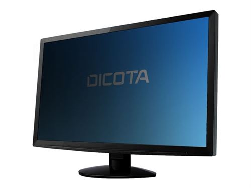 DICOTA - Protection d écran pour moniteur - adhésif double face - film - avec filtre de confidentialité - à double sens - amovible - adhésif - noir - pour Dell P2422H