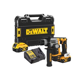 Perforateur SDS-Plus XR Brushless 1.4J - DEWALT - avec 2 batteries 18V 5Ah - chargeur - TSTAK - DCH172P2-QW - 1