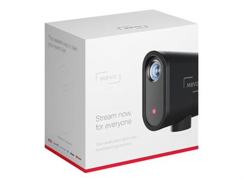 Mevo Start - Caméra de diffusion en direct - couleur - 1920 x 1080 - 1080p - audio - sans fil - Wi-Fi - H.264, HEVC