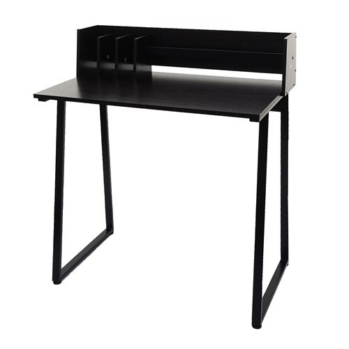 Mendler Noir Table Console Hwc-K69 82X51cm Structure 3D Métal Mdf - Image 3