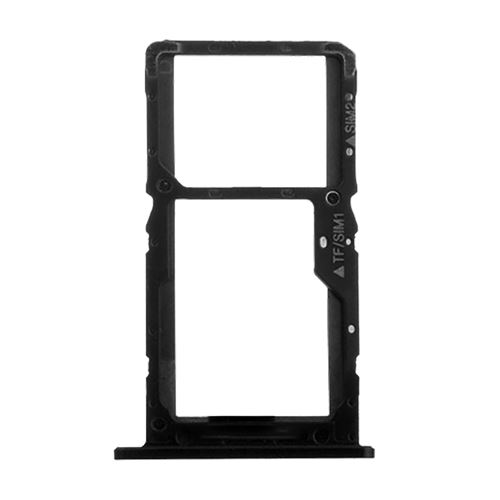 Tiroir Carte pour Xiaomi Pocophone F1 Nano SIM et Micro SD de remplacement Noir Clappio