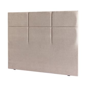EPEDA Tête de lit Carre Chic 200cm tissé taupe