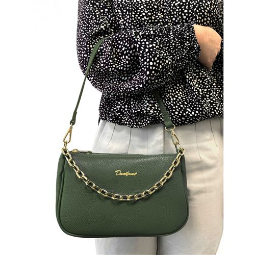 Sac main David Jones Vert kaki i6348 Sac port paule