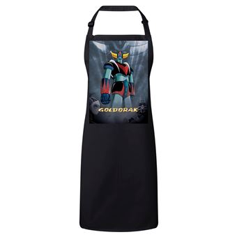 Fabulous Tablier Cuisine Premium Noir Goldorak Go Nagai Robot Manga - 1