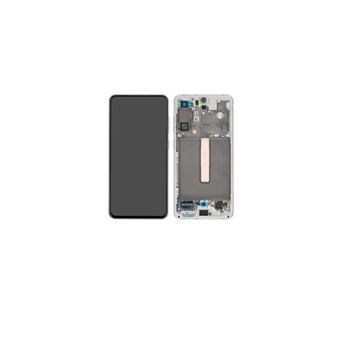 Original Ecran LCD et vitre Tactile Blanc Sur Chassis pour Galaxy S21 ...