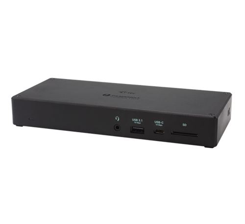 i-Tec Thunderbolt 3 3x Display Docking Station + Power Delivery 96W - Station d'accueil - USB-C 3.1 / Thunderbolt 3 - HDMI DP - GigE