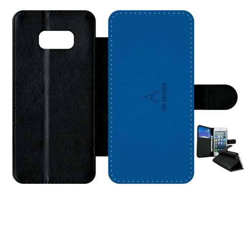 Etui My-Kase pour Galaxy S8+ - psg paris saint germain 3 - Simili-cuir Noir