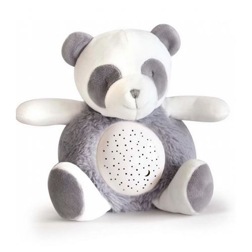 DOUDOU ET COMPAGNIE 3 lumieres - VEILLEUSE PANDA musique - Bruit naturel