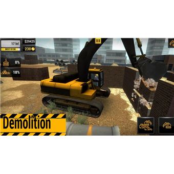 Construction machine simulator CIAB