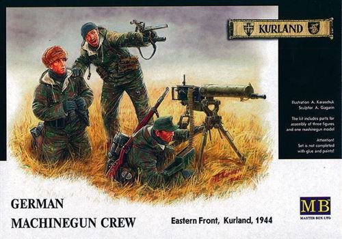 German Machinegun Crew Eastern Front Kurland 1944- 1:35e - Master Box Ltd.