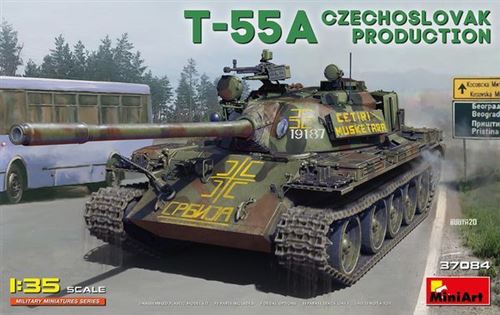T-55a Czechoslovak Prod. - 1:35e - Miniart