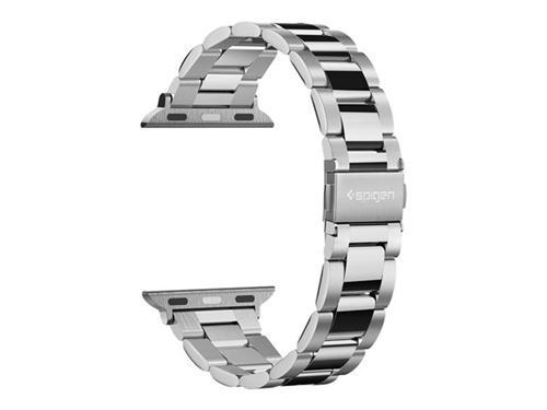 Spigen Modern Fit - Bracelet de montre pour montre intelligente - argent - pour Apple Watch Hermès Series 9, Series 10, Series 8, Series 9