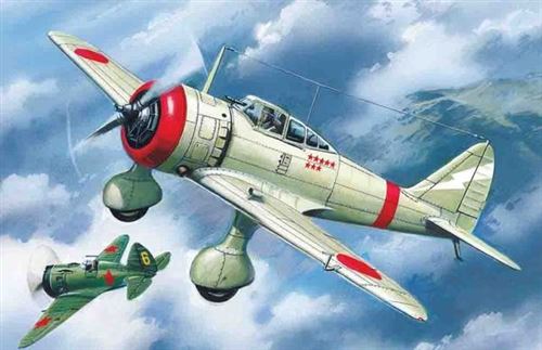 Maquette avion ICM Chasseur japonais Nakajima Ki-27b-1/72 - Maquette d