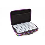 Trousse de rangement Crystal Art pour strass et diamants - 60 pots - Papillons