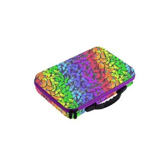 Trousse de rangement Crystal Art pour strass et diamants - 60 pots - Papillons