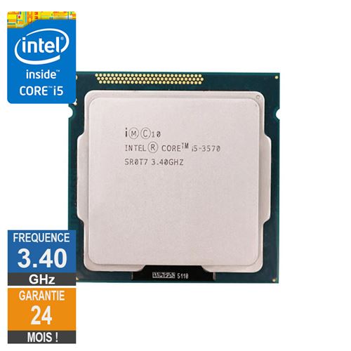 Processeur Intel Core I5-3570 3.40Ghz Sr0T7 Fclga1155 6Mo