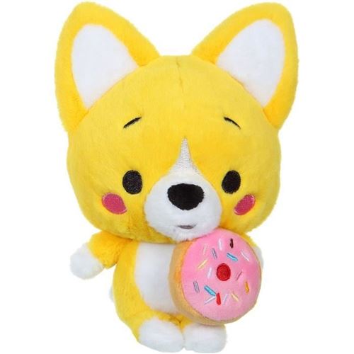 Non Communiqué Multicolore Peluche Little Corgi Cuties 20 Cm - Donut