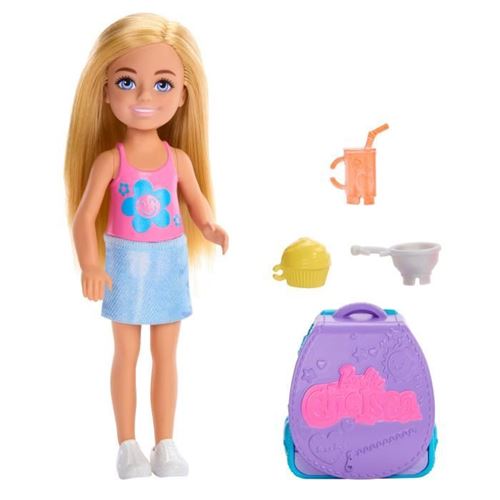 Barbie -Famille Et Amis-Poupée Chelsea Et Accessoires-Avec Sac A Dos - 3Ans +- Jbf46 - Image 3