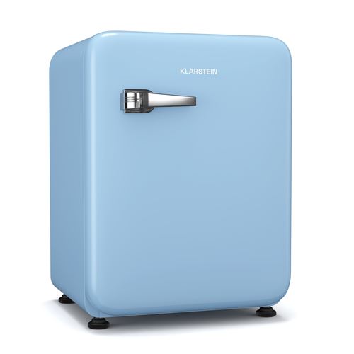 Refrigerateur une porte R600A klarstein 68 bleu statique