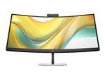 HP 534pm - Series 5 Pro - écran LED - incurvé - 34" - 3440 x 1440 WQHD @ 100 Hz - VA - 400 cd/m² - 4000:1 - 5 ms - HDMI, DisplayPort, USB-C - noir de jais, argent naturel (support)