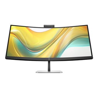 HP 534pm - Series 5 Pro - écran LED - incurvé - 34" - 3440 x 1440 WQHD @ 100 Hz - VA - 400 cd/m² - 4000:1 - 5 ms - HDMI, DisplayPort, USB-C - noir de jais, argent naturel (support)