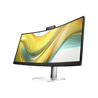 HP 534pm - Series 5 Pro - écran LED - incurvé - 34" - 3440 x 1440 WQHD @ 100 Hz - VA - 400 cd/m² - 4000:1 - 5 ms - HDMI, DisplayPort, USB-C - noir de jais, argent naturel (support)